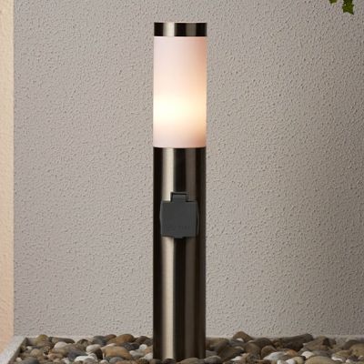 Lampă exterior nichel din plastic, Tom, IP44