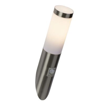 Aplică exterior cu senzor de mișcare crom din plastic, Tom, IP44