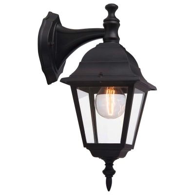 Lampă exterior neagră clasică, Adelyn, IP23