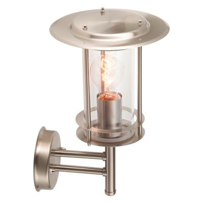 Lampă exterior crom din metal, Shamayra, IP44