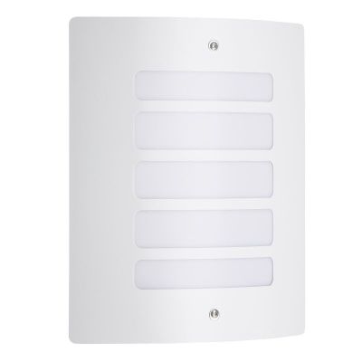 Lampă exterior albă din metal, Alea, IP44