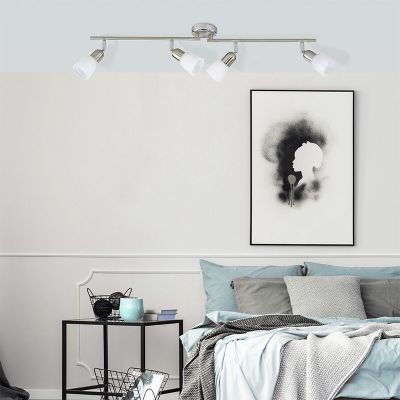 Spot LED de tavan crom din metal, Ingo