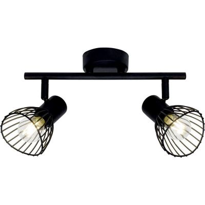 Spot LED de tavan negru industrial, Aina