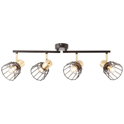 Spot LED de tavan negru retro, Luitzen