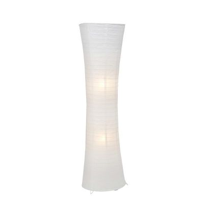 Lampadar alb din metal, Isalie, con întrerupător