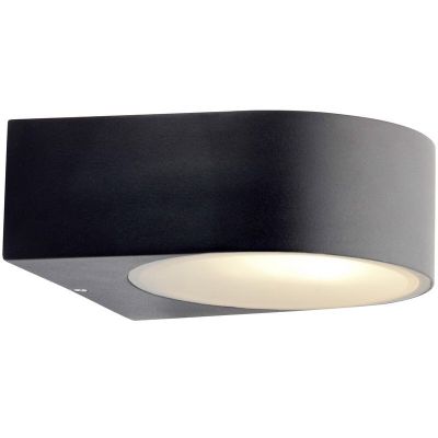Lampă exterior neagră din metal, Alicha, IP44
