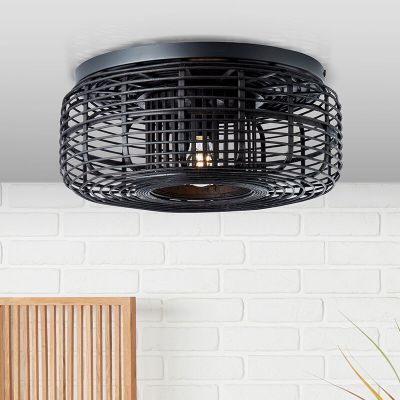 Lampă de tavan neagră rustică, Deacon