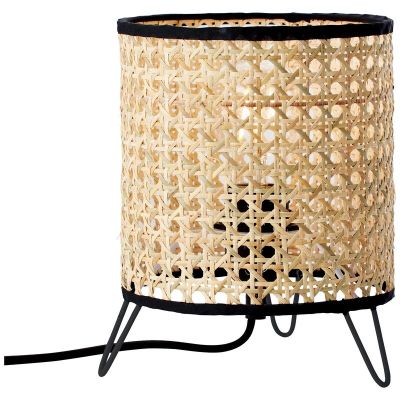 Lampă de masă maro rustică, Emmelie