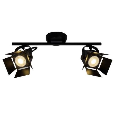 Spot LED de tavan negru industrial, Jowenna, 5W, LED 3000K