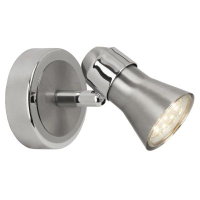 Aplică de perete crom din metal, Roel