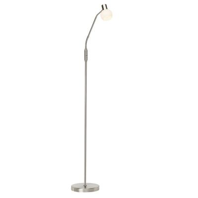 Lampadar crom din metal, Jaydah, con întrerupător