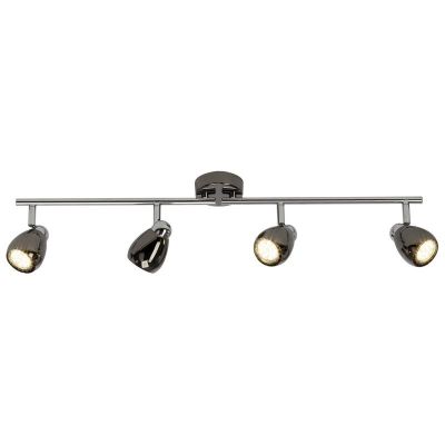 Plafonieră neagră din metal, Khadra, 3W, LED 3000K