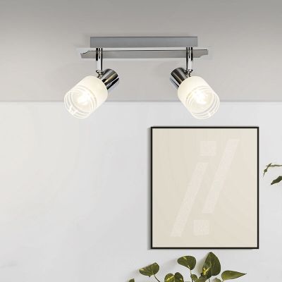 Spot LED de tavan crom din metal, Blake, 28W, LED 2700K