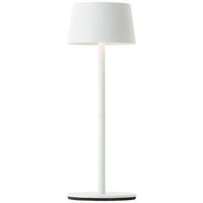 Lampă de masă copii albă modernă, Petter, 2W, LED 3000K, IP44, dimmabil în 3 trepte