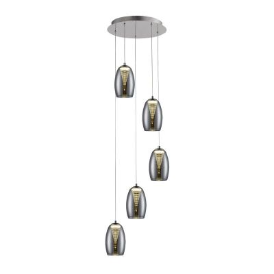 Lustră crom modernă, Aliyah, 5W, LED 3000K