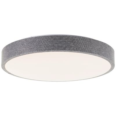 Lampă de tavan gri rustică, Soeraya, 24W, LED 3000K, dimmabil în 3 trepte