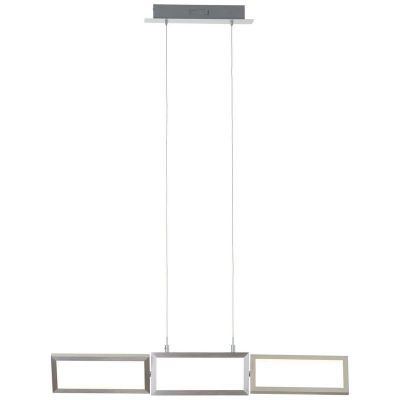 Lustră argintie modernă, Sara, 30W, LED 3000K