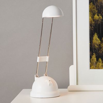 Lampă de birou albă modernă, Louna, 6W, LED 2700K, con întrerupător