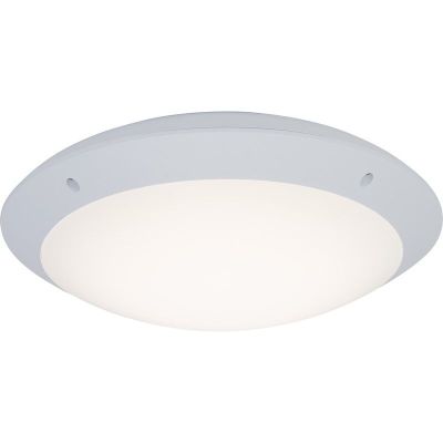 Lampă exterior albă din plastic, Jeara, 12W, LED 4000K, IP66