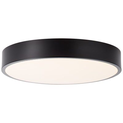 Lampă de tavan neagră modernă, Asude, 12W, LED 3000K