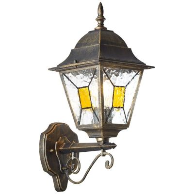Lampă exterior ruginie clasică, Levinus, IP44