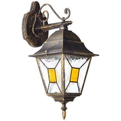 Lampă exterior ruginie clasică, Levinus, IP44
