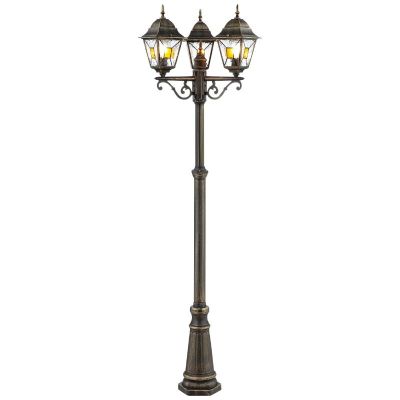 Lampă exterior ruginie clasică, Levinus, IP44