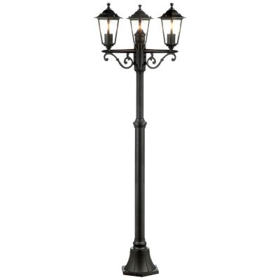 Lampă exterior neagră clasică, Radha, IP44