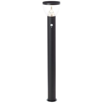 Stâlp iluminat solar negru modern, Saar, 3W, LED 3000K, IP44