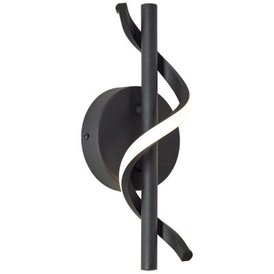 Aplică de perete neagră design, Mateusz, 6W, LED 4000K