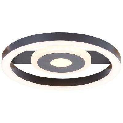 Lampă de tavan neagră design, Konrad, 9W, LED 3000K