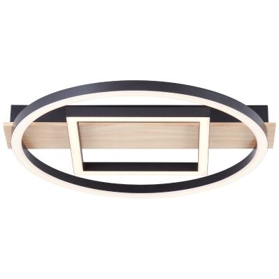 Lampă de tavan maro design, Konrad, 20W, LED 3000K