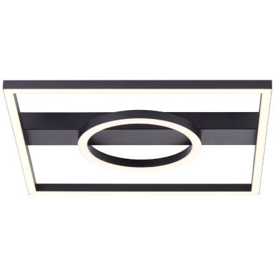 Lampă de tavan neagră design, Konrad, 20W, LED 3000K