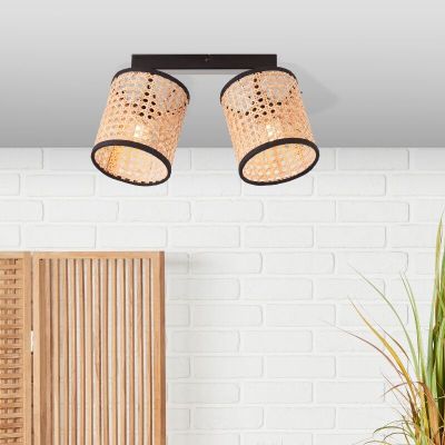 Spot LED de tavan bej rustic, Emmelie