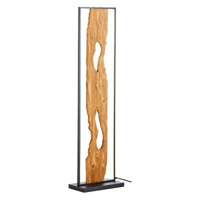 Lampadar maro rustic, Raynor, 20W, LED 3000K, con întrerupător