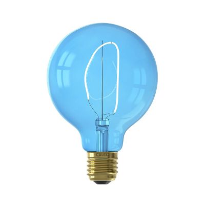 Lampă sferică LED Calex E27 cu intensitate reglabilă, Aminata G95, 4W, 2200K