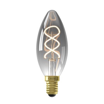 Lampă lumânare LED Calex E14 cu intensitate reglabilă, 4W, 1800K