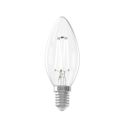 Lampă lumânare LED Calex E14 cu intensitate reglabilă, 4.5W, 2700K