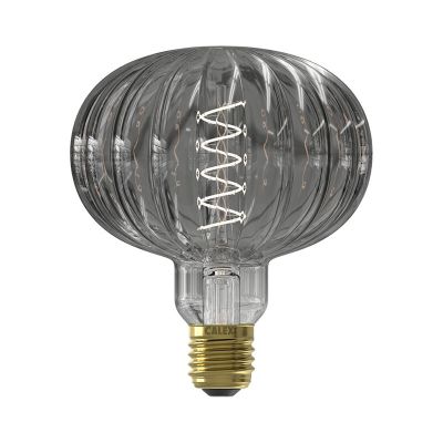 Lampă cu filament LED Calex E27, reglabilă, Metz, gri, 4W, 2000K