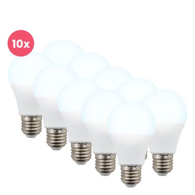 Bec LED Lagiba E27 Bradley, pachet de 10, A60, 7W, 6500K
