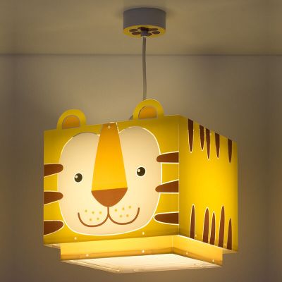 Lustră copii galbenă din plastic, Tiger