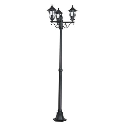 Lampă exterior neagră din aluminiu, Alieke, IP44