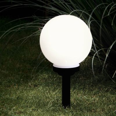 Spot de exterior cu țăruș negru din plastic, Zora, 0,5W, LED 3000K, IP44, con întrerupător
