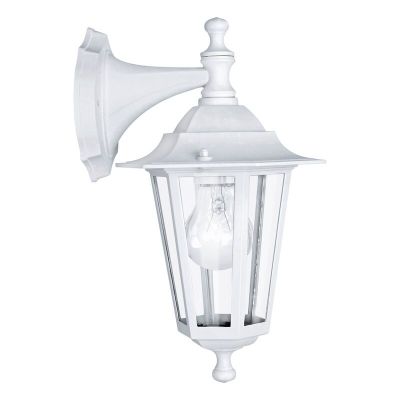 Lampă exterior albă din aluminiu, Alieke, IP44