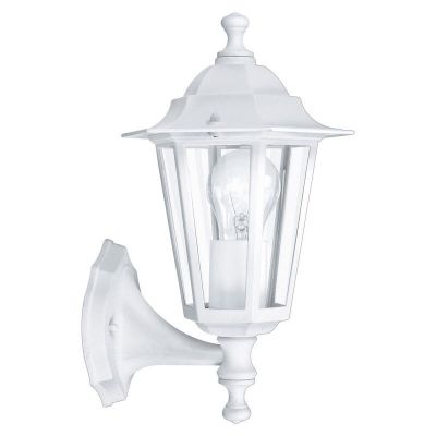 Lampă exterior albă din aluminiu, Alieke, IP44