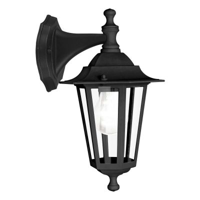 Lampă exterior neagră din aluminiu, Alieke, IP44
