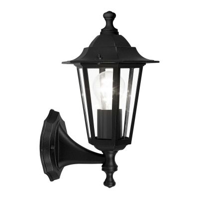 Lampă exterior neagră din aluminiu, Alieke, IP44