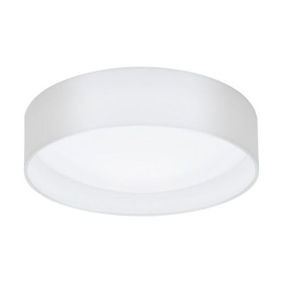 Lampă de tavan albă din textil, Abano, 12W, LED 3000K