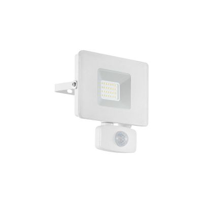 Aplică exterior cu senzor de mișcare albă din aluminiu, Joey, IP44
