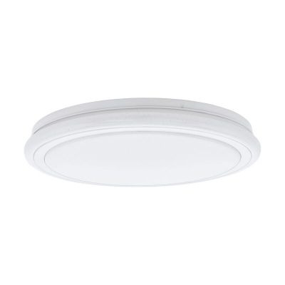 Lampă de tavan albă din oțel, Elseline, 30W, LED RGBW